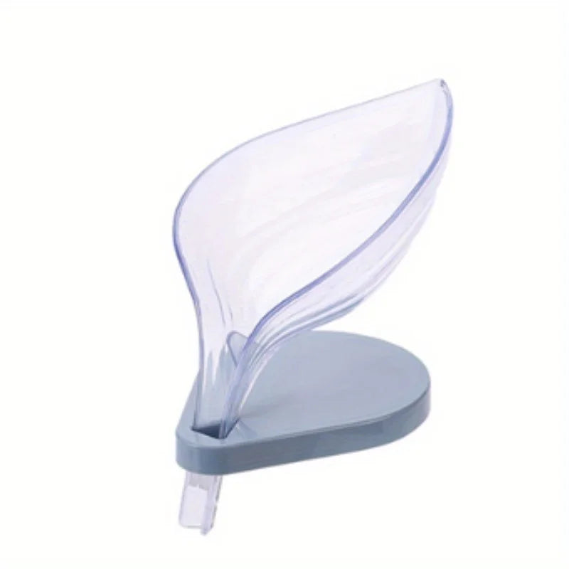 Decorative Soap Dish | Leaf-Shaped Drain Holder for Bathroom