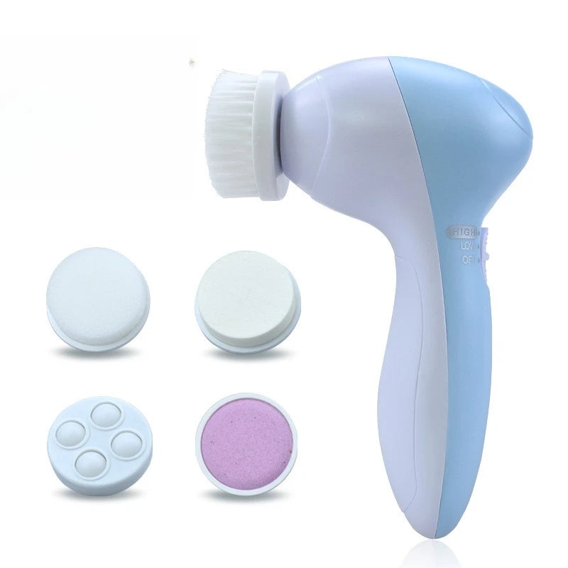 5-in-1 Facial Cleansing Brush | Deep Pore Cleanser System