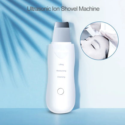 Ultrasonic Skin Scrubber | Deep Facial Cleanser Spatula