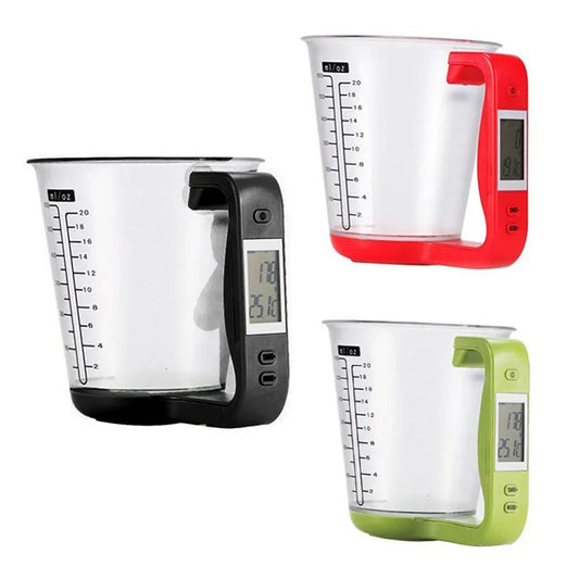 Digital Measuring Cup Scale | LCD Kitchen Scale for Baking