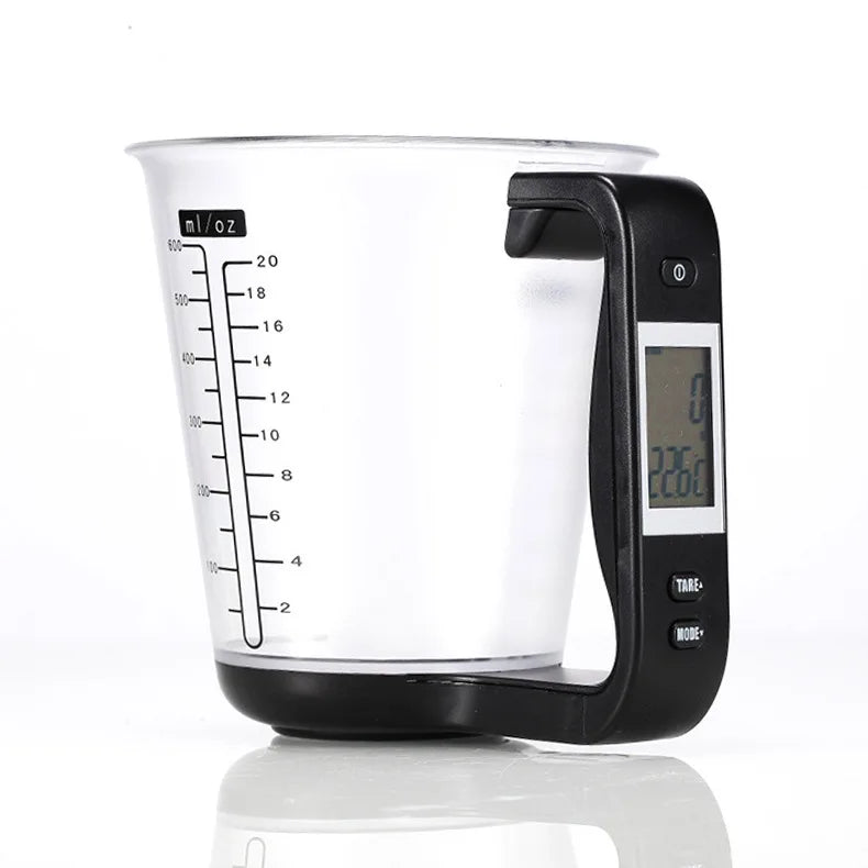 Digital Measuring Cup Scale | LCD Kitchen Scale for Baking