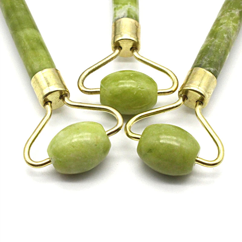 Natural Jade Face Roller | Anti-Aging Facial Massage Tool