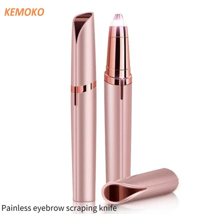 Rose Gold Eyebrow Trimmer | Portable Facial Hair Remover