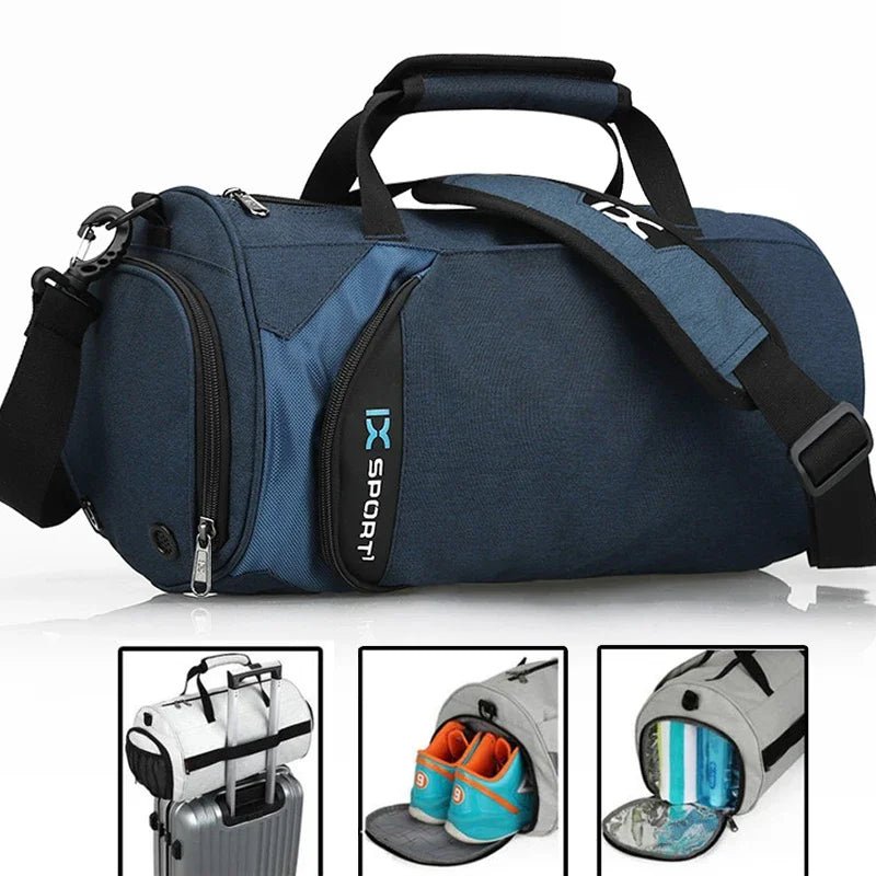 Gym Duffel Bag for Men | Travel Sports Bag with Shoe Compartment