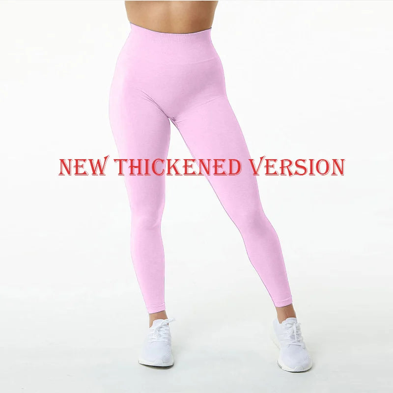 High Waist Workout Leggings | Seamless Athletic Yoga Pants