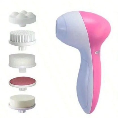 5-in-1 Facial Cleansing Brush | Deep Pore Cleanser System