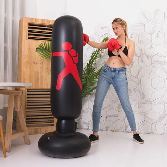 Inflatable Punching Bag | Boxing Training for Adults & Kids