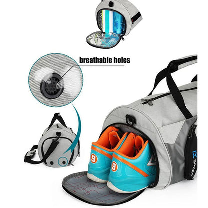 Gym Duffel Bag for Men | Travel Sports Bag with Shoe Compartment