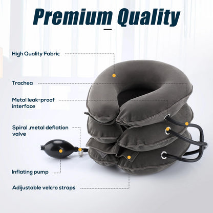 Cervical Neck Traction Device | Inflatable Pain Relief Pillow