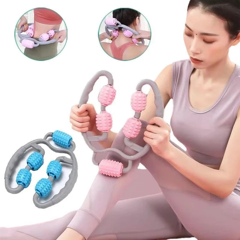 U-Shape 360° Massage Roller – Full Body Relief