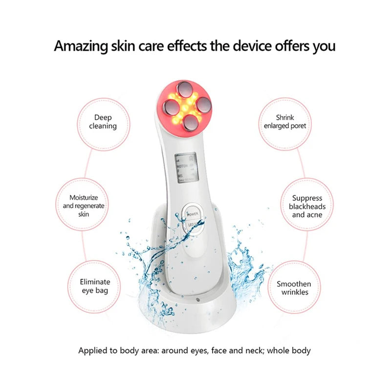 LED Photon Face Massager | Anti-Aging Skin Tightening Device