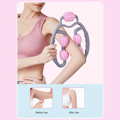 U-Shape 360° Massage Roller – Full Body Relief
