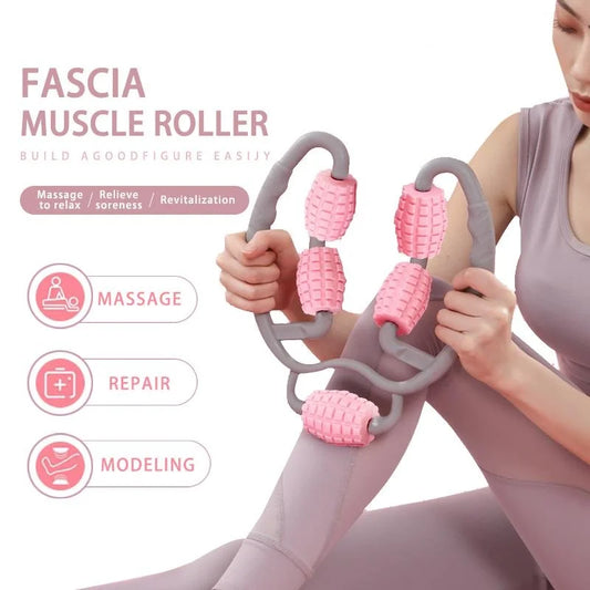 U-Shape 360° Massage Roller – Full Body Relief