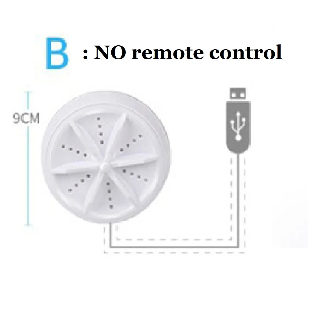 Portable Ultrasonic Cleaner | Mini Jewelry & Glasses Washer