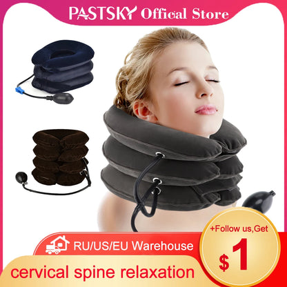 Cervical Neck Traction Device | Inflatable Pain Relief Pillow