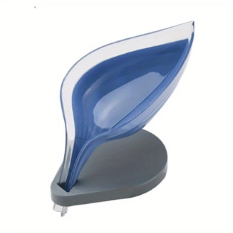 Decorative Soap Dish | Leaf-Shaped Drain Holder for Bathroom