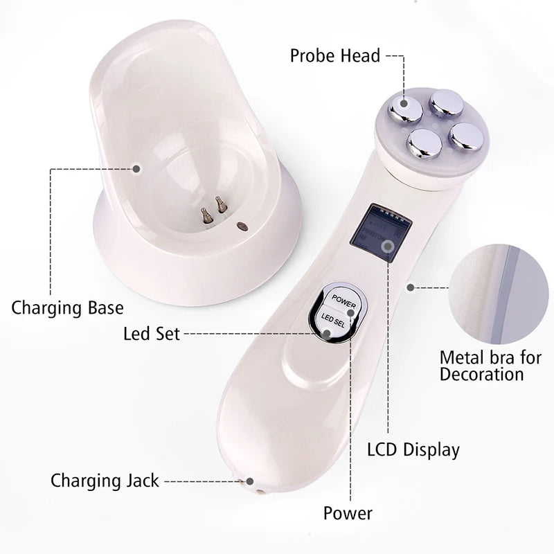 LED Photon Face Massager | Anti-Aging Skin Tightening Device