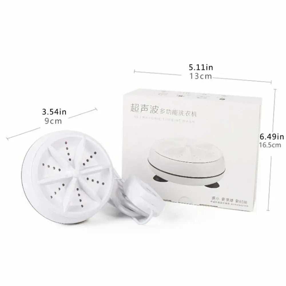 Portable Ultrasonic Cleaner | Mini Jewelry & Glasses Washer