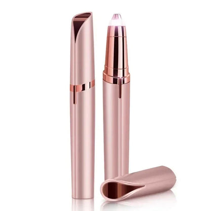 Rose Gold Eyebrow Trimmer | Portable Facial Hair Remover