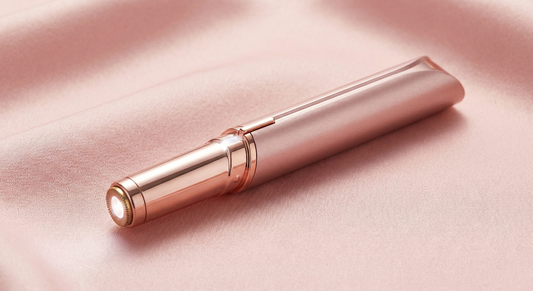 Rose Gold Eyebrow Trimmer | Portable Facial Hair Remover